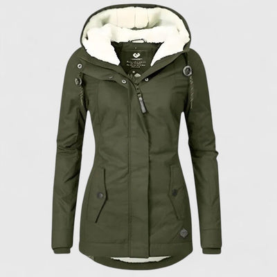 Amélie ™ | Waterproof winter coat with hood