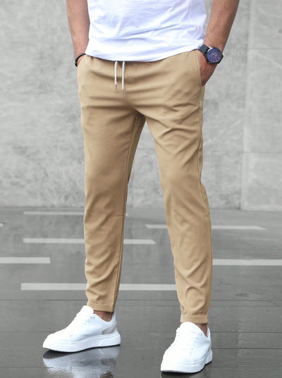 Slim-Fit Comfort Trousers with Stretch