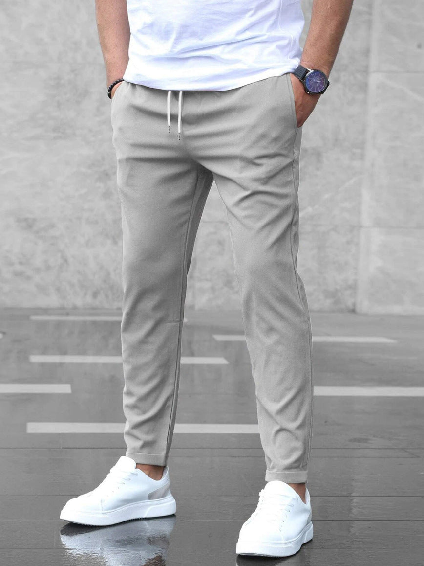 Slim-Fit Comfort Trousers with Stretch