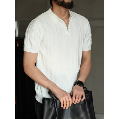James ™ Silk Zipped Polo