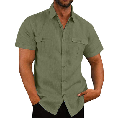 Sleandro™ | Premium Linen Shirt – Timeless Comfort
