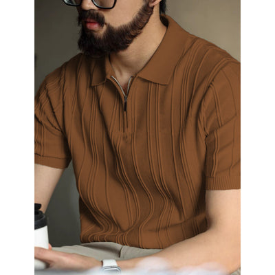 James ™ Silk Zipped Polo