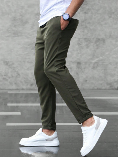 Slim-Fit Comfort Trousers with Stretch
