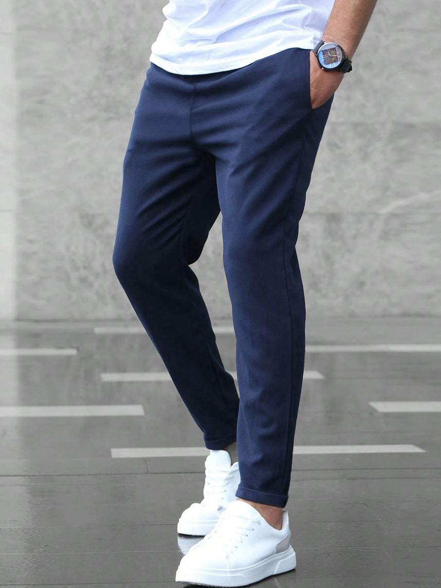 Slim-Fit Comfort Trousers with Stretch