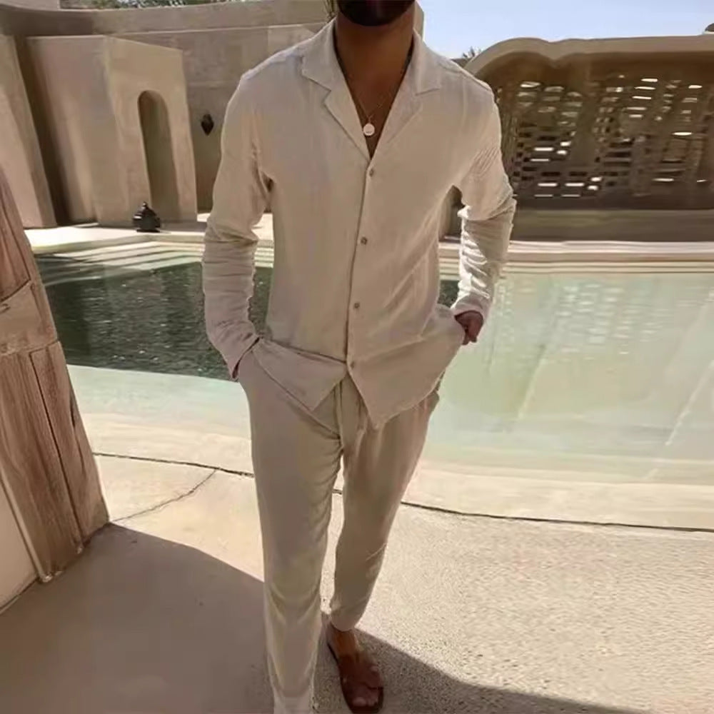 Laluna® | Summer Linnen Men Set