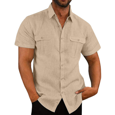 Sleandro™ | Premium Linen Shirt – Timeless Comfort
