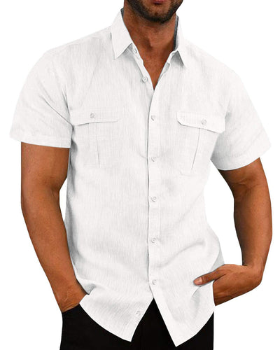 Sleandro™ | Premium Linen Shirt – Timeless Comfort