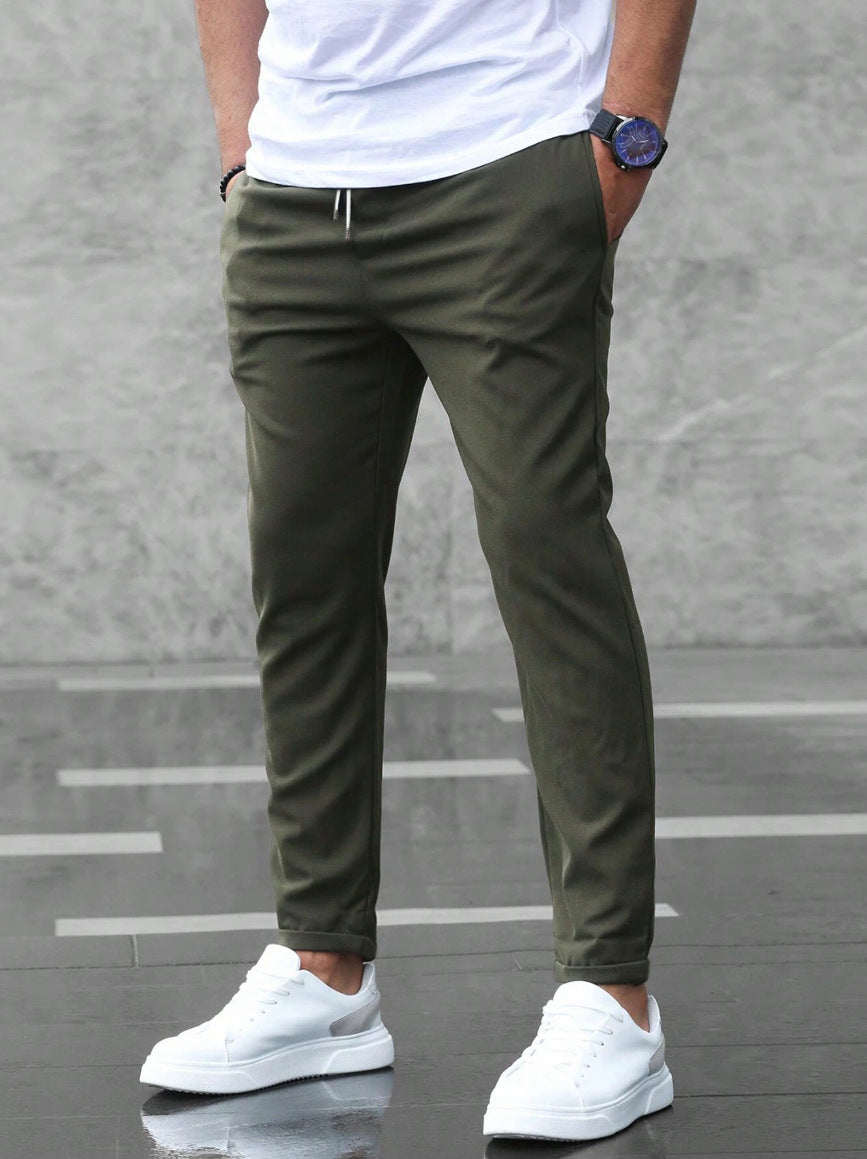 Slim-Fit Comfort Trousers with Stretch