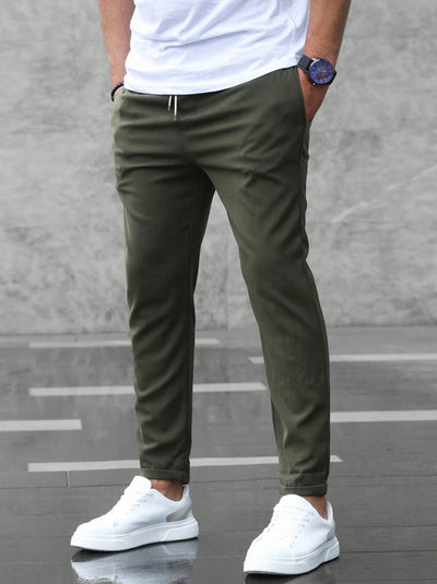 Slim-Fit Comfort Trousers with Stretch