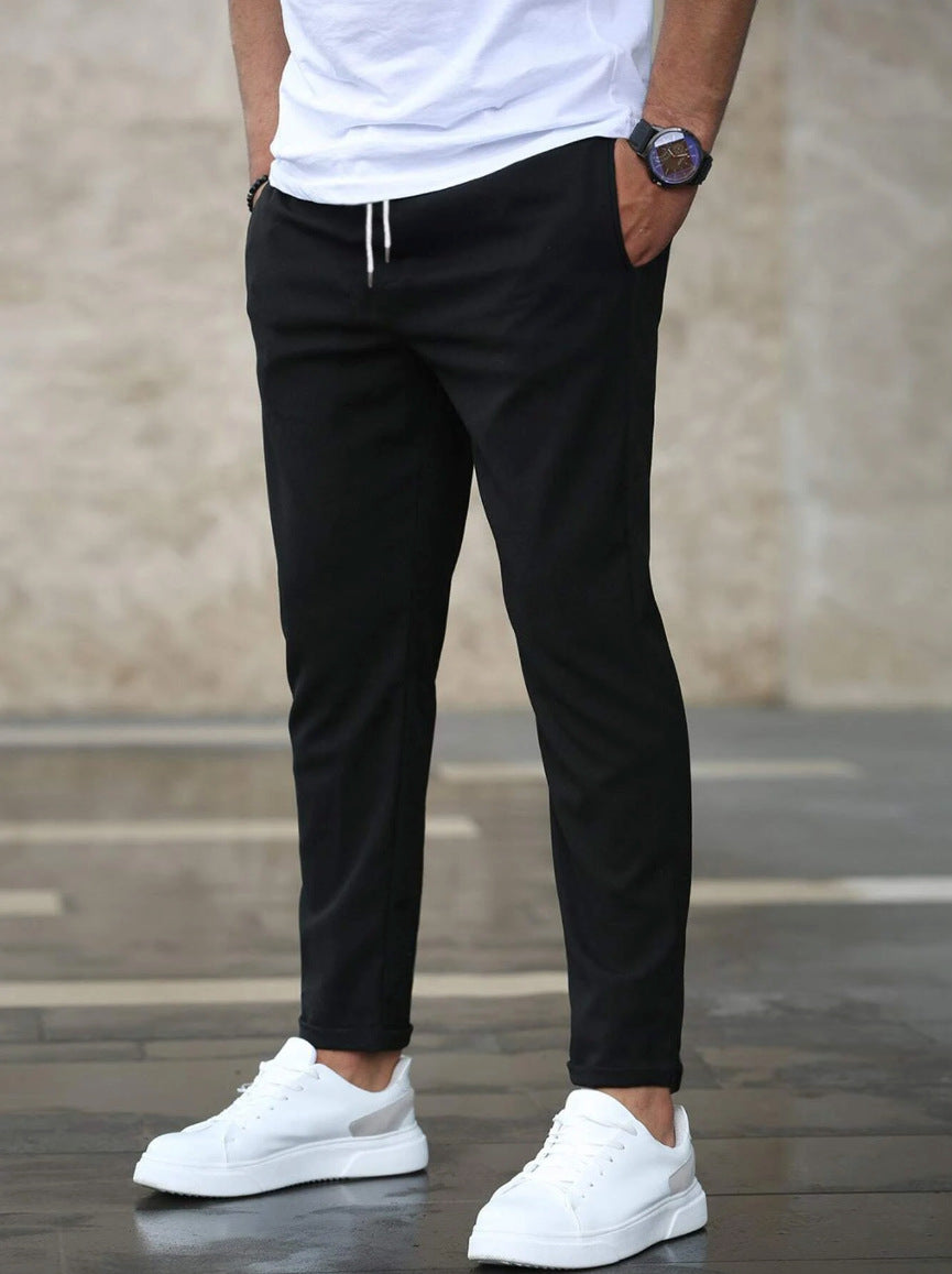 Slim-Fit Comfort Trousers with Stretch
