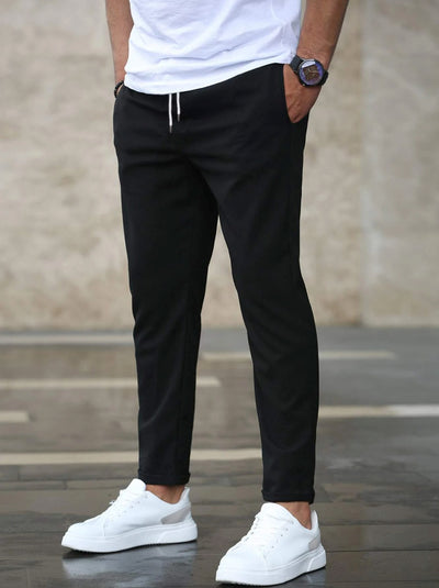 Slim-Fit Comfort Trousers with Stretch