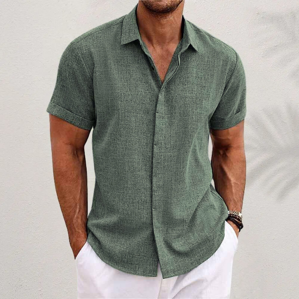 Aleandro™ | Premium Linen Shirt – Timeless Comfort