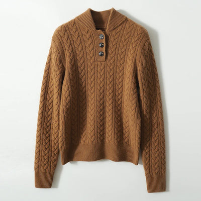 Arden ™ Button-Up Cashmere Sweater