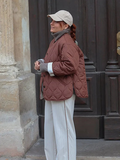 Elia ™ | Vintage Oversized Down Jacket for Women