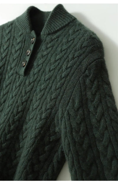 Arden ™ Button-Up Cashmere Sweater