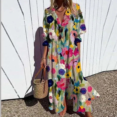 Odessa™ | Elegant Bohemian Maxi Dress
