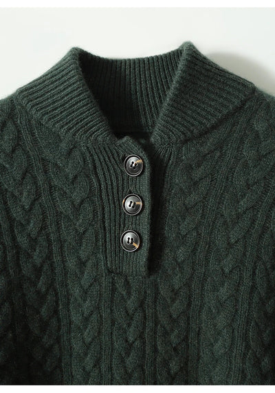 Arden ™ Button-Up Cashmere Sweater