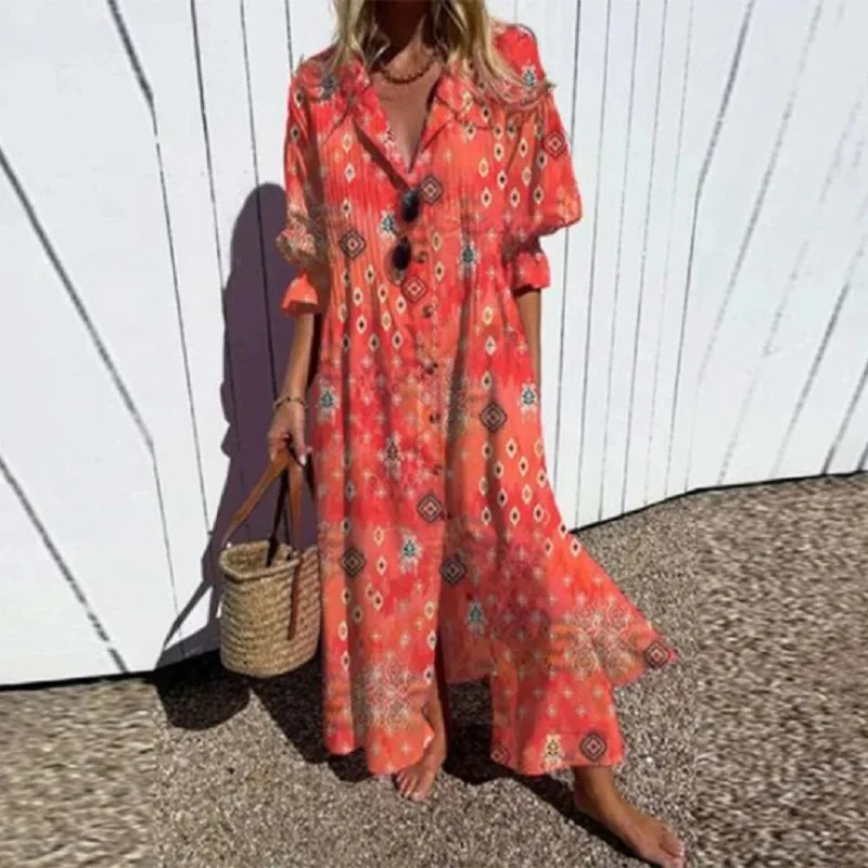 Odessa™ | Elegant Bohemian Maxi Dress