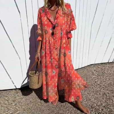 Odessa™ | Elegant Bohemian Maxi Dress