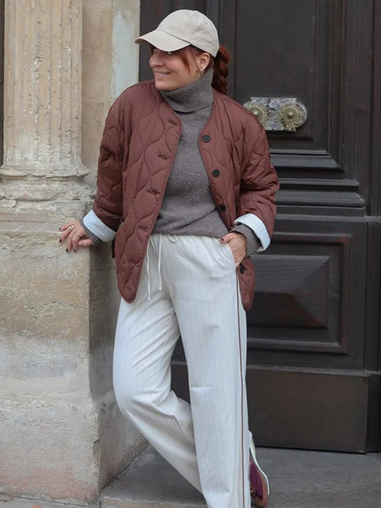 Elia ™ | Vintage Oversized Down Jacket for Women