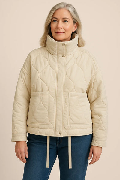 Alia ™ Winter Loose Fit Zipper Jacket – Stylish & Warm