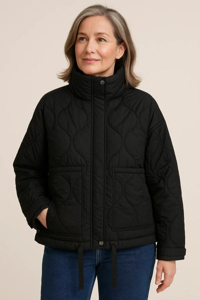 Alia ™ Winter Loose Fit Zipper Jacket – Stylish & Warm