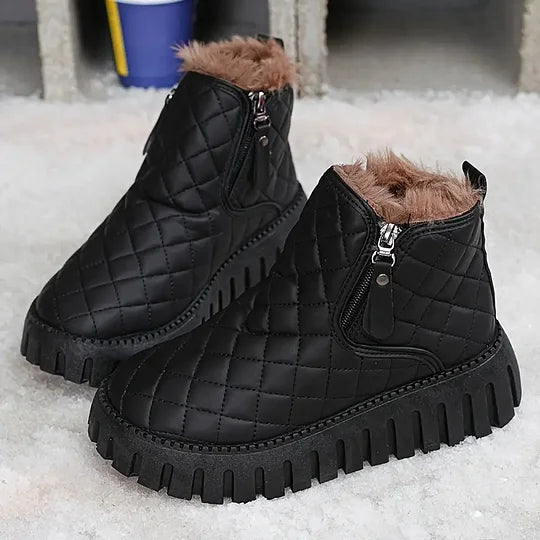 Flavie | Women quilted closure ankle boots