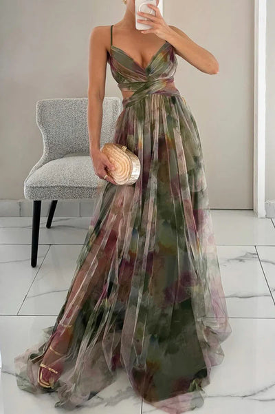 Vaelia™ Maxi Dress | Floral Print