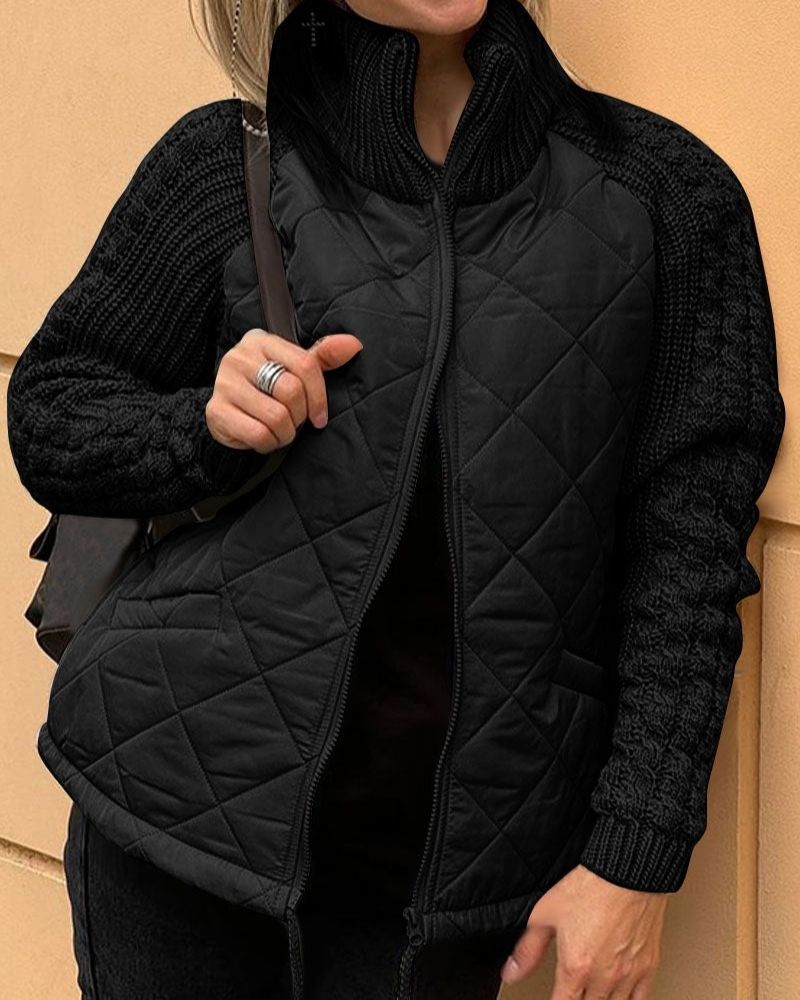 VICTORIA ™ | Casual knit fleece jacket