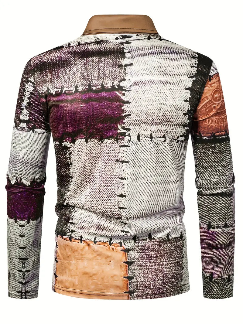 Max ™  - Color Block Long Sleeve Shirt with Zip