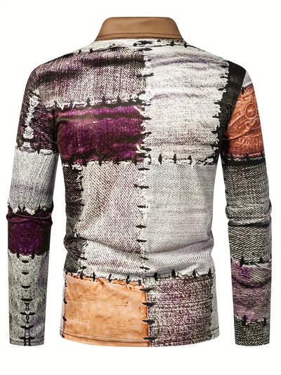 Max ™  - Color Block Long Sleeve Shirt with Zip