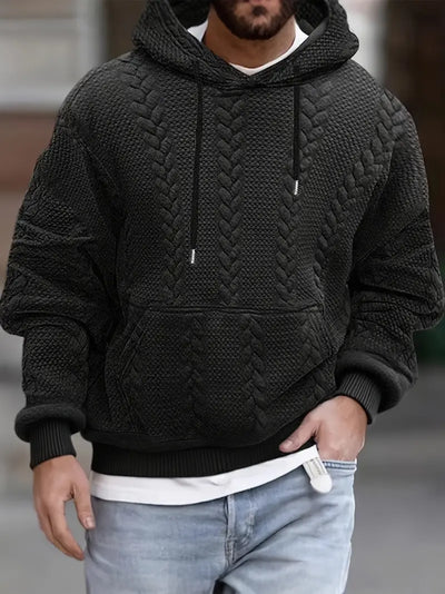 Jacky ™ - Casual Knitted Hooded Sweater With Front Pocket