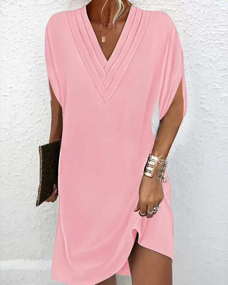 Noella™ Timeless Split-Sleeve |  Maxi Dress