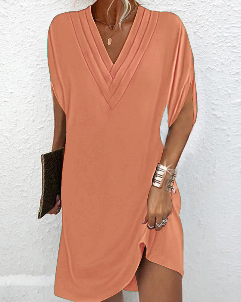 Noella™ Timeless Split-Sleeve |  Maxi Dress