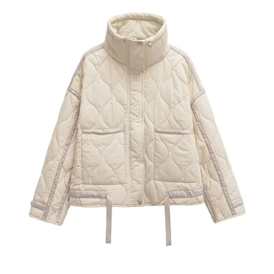 Alia ™ Winter Loose Fit Zipper Jacket – Stylish & Warm