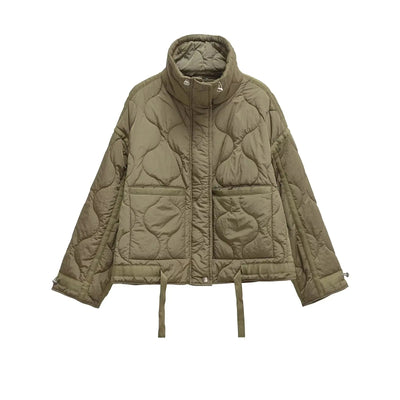 Alia ™ Winter Loose Fit Zipper Jacket – Stylish & Warm