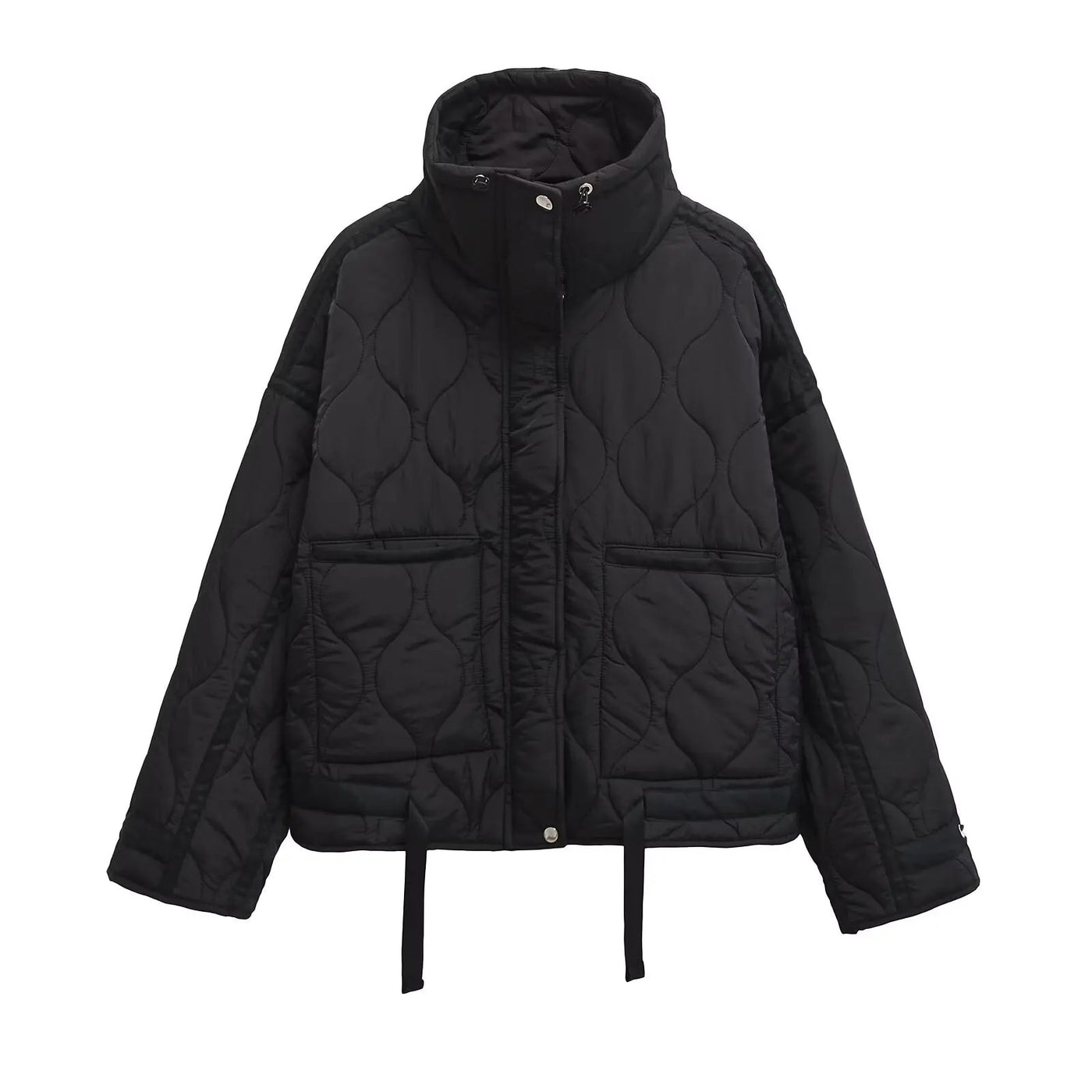 Alia ™ Winter Loose Fit Zipper Jacket – Stylish & Warm