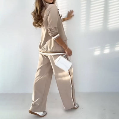 Elisa™ Beige Two-Piece Set