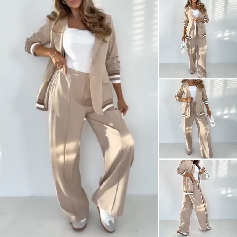 Elisa™ Beige Two-Piece Set